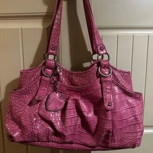 fuchsia shoulder bag